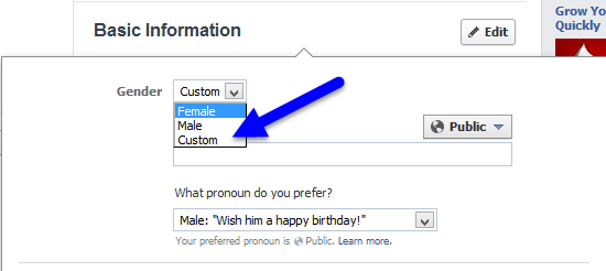 Facebook Users Can Now Select 'Custom Gender' Beyond Male or Female