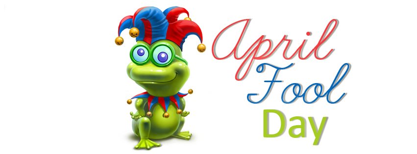 April Fool Frog Facebook Cover Photo