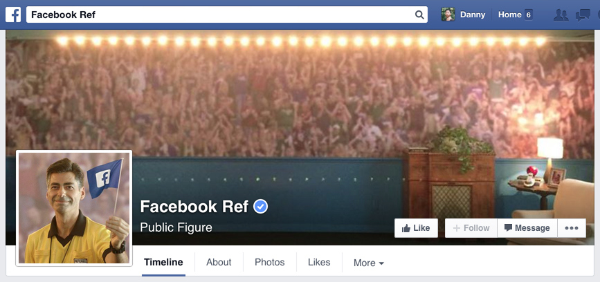 Facebook’s ‘official’ official - The Ref