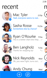 Facebook Messenger for Windows Phone Gets Emoticons and Voice Messages