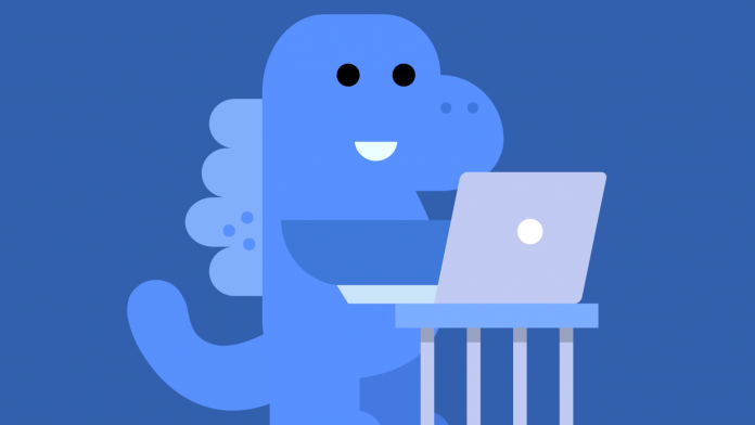 Facebook Privacy Blue Dinosaur