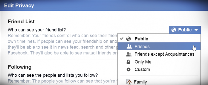 How to Hide Your Facebook Friends List From Public and Other Friends