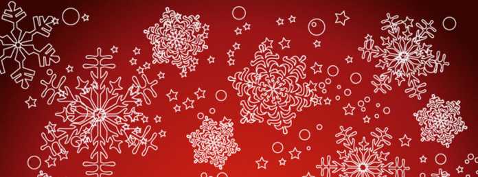 Snowflakes - Facebook Christmas Cover Photo