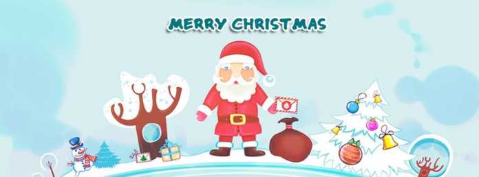 Merry Christmas Santa - Facebook Christmas Cover Photo