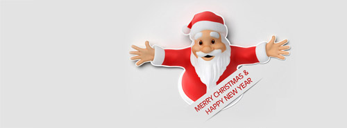 Santa Clause - Facebook Christmas Cover Photo