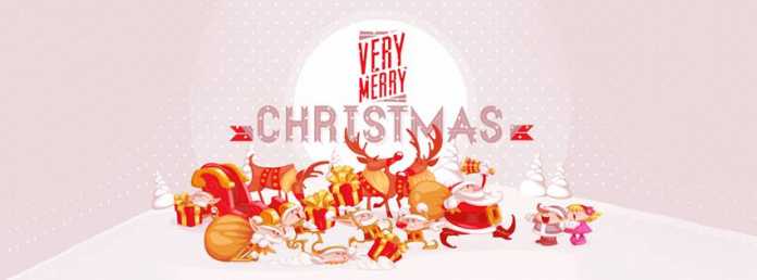 very merry christmas - Facebook Christmas Cover Photo